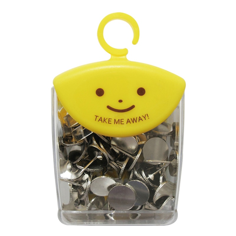 ミツヤ シルバー足長画鋲 80本入 TM-1-L 1個(ご注文単位5個)【直送品】