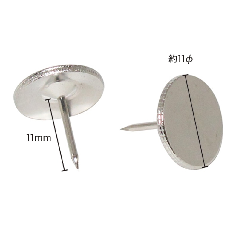 ミツヤ シルバー足長画鋲 80本入 TM-1-L 1個(ご注文単位5個)【直送品】