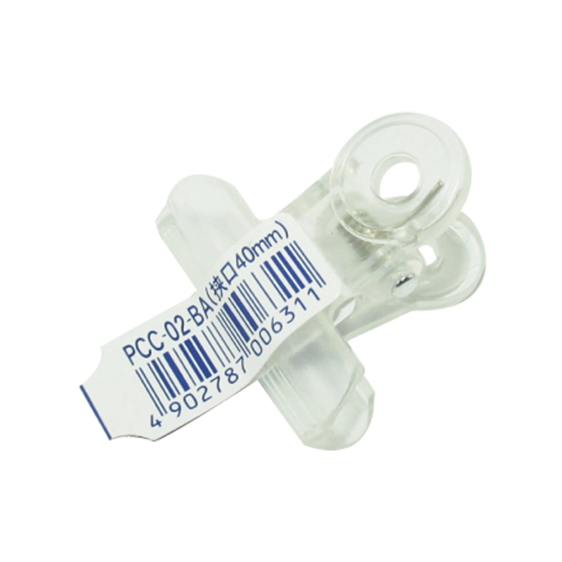 ミツヤ クリアクリップ アクア 小 バラ 透明 PCC02-BA-TM 1個(ご注文単位200個)【直送品】