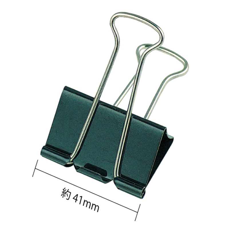 ミツヤ ダブルクリップ 特大 2個パック DBC-41P 1個（ご注文単位10個）【直送品】