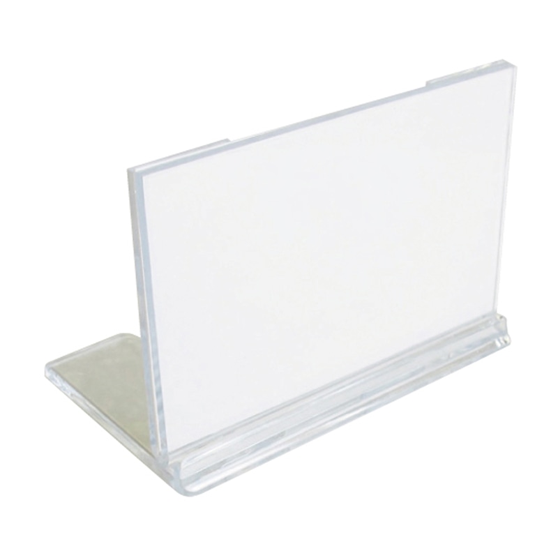 ミツヤ リクライニングカード立て 中 クリア UC-2-T 1個（ご注文単位20個）【直送品】