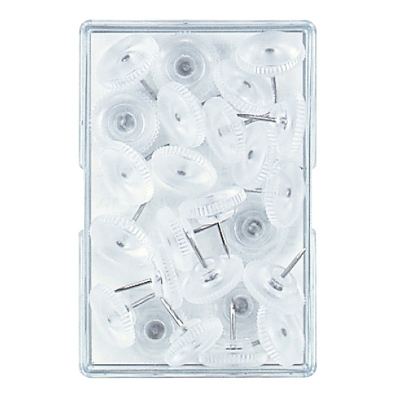 ミツヤ カラーハイタック 画びょう 透明 CHT-1500-T 1個（ご注文単位20個）【直送品】