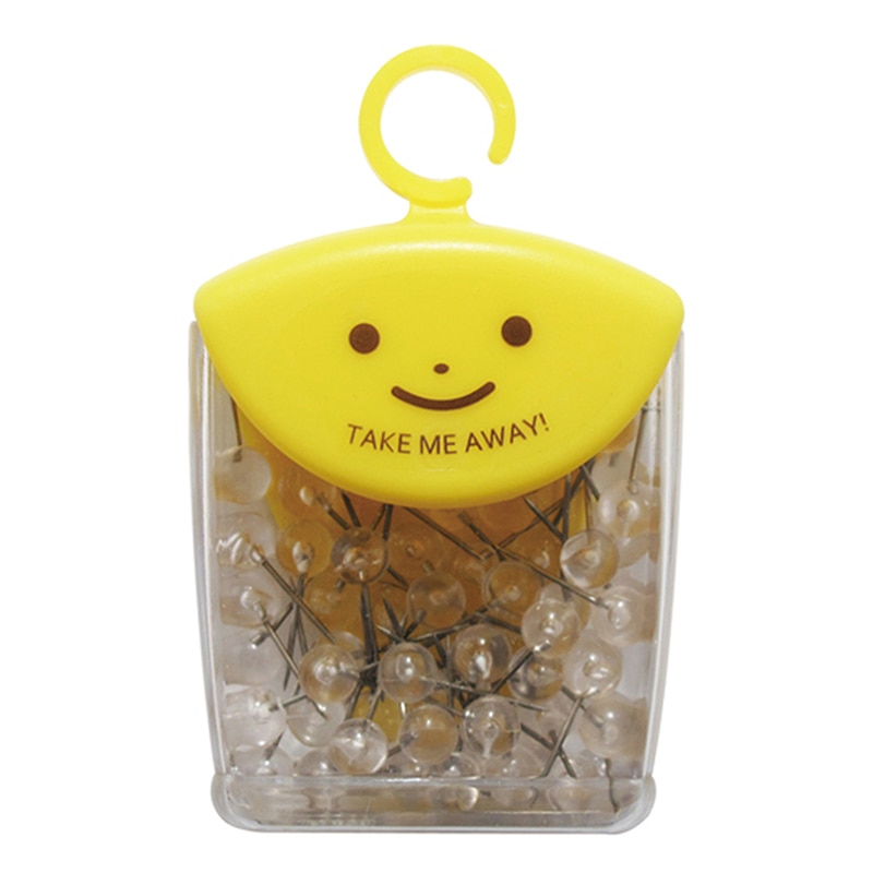 ミツヤ ツレテッテ マップピン 6mm 透明 TM-8-T 1個（ご注文単位5個）【直送品】