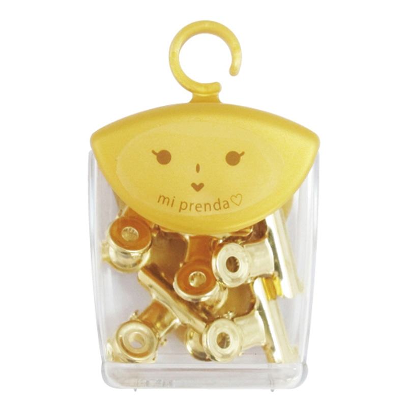 ミツヤ 金のツレテッテ 目玉クリップ 豆 7個入 TM-70GD 1個（ご注文単位5個）【直送品】