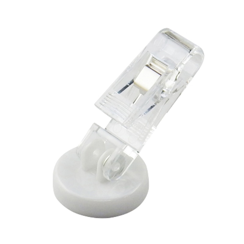 ミツヤ U型カード立て マグネット付 ホワイト UC-8-WH 1個（ご注文単位30個）【直送品】