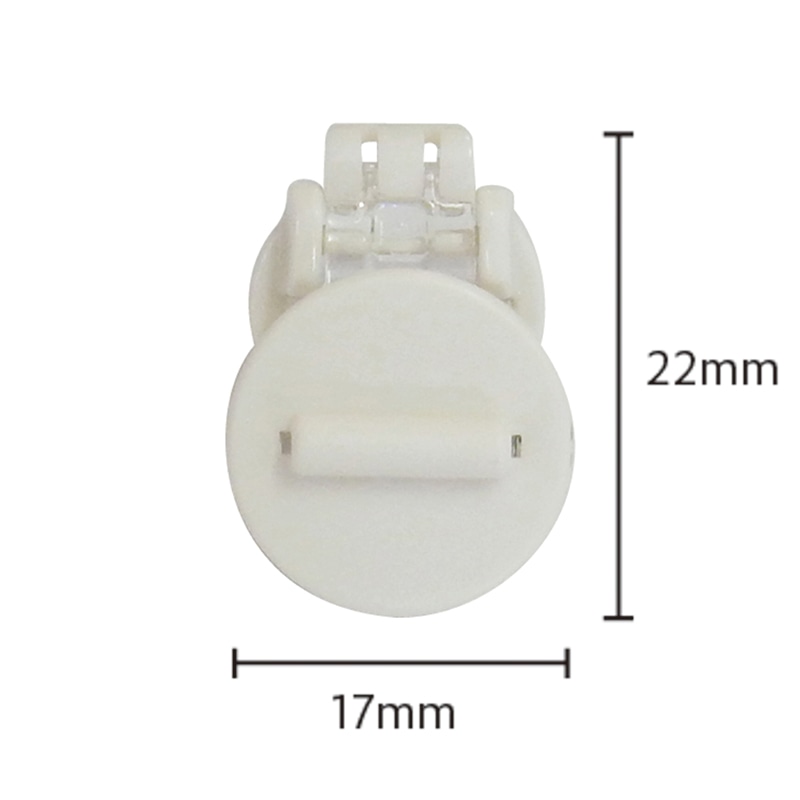 ミツヤ クリップなふだっこ ホワイト CNK-WH 1個(ご注文単位5個)【直送品】