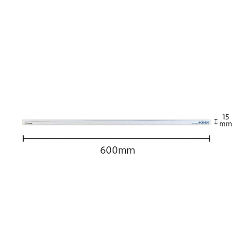 ミツヤ マグネットバー 600mm 白 MGB-600-WH 1個(ご注文単位10個)【直送品】