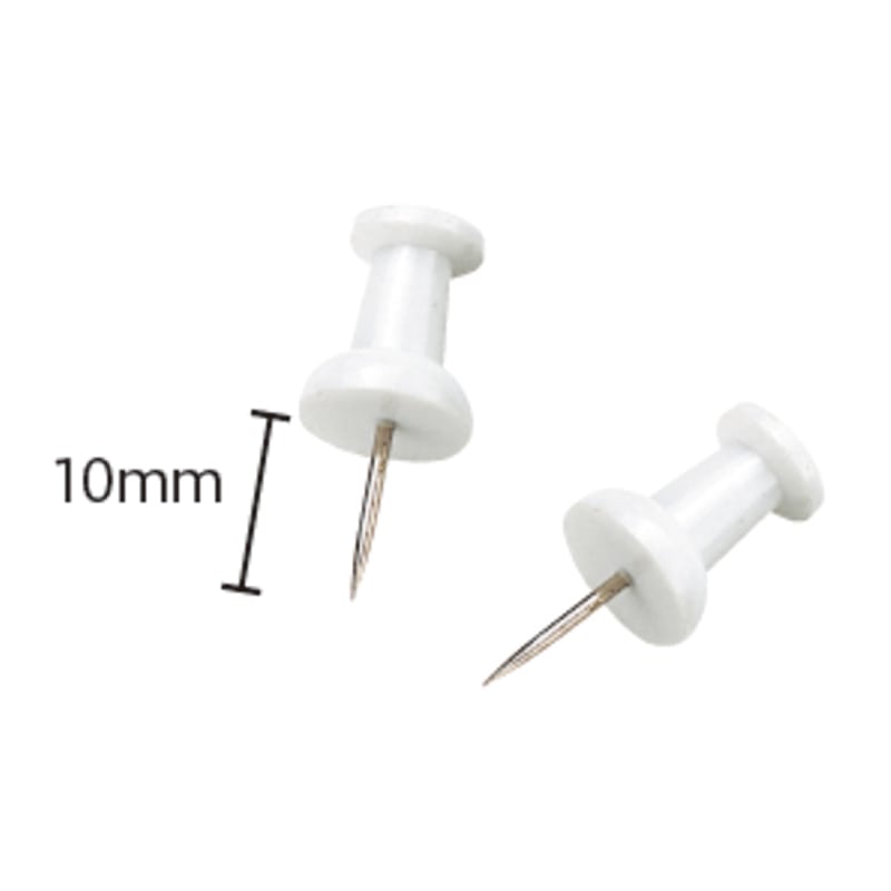 ミツヤ ボンゴピン 白 17本箱入 BX1-3-WH 1個(ご注文単位5個)【直送品】