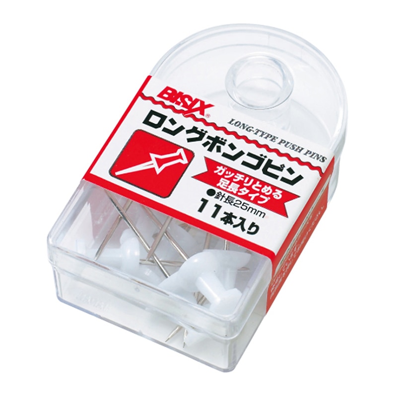 ミツヤ ロングボンゴピン 白 BX1-4-WH 1個（ご注文単位5個）【直送品】