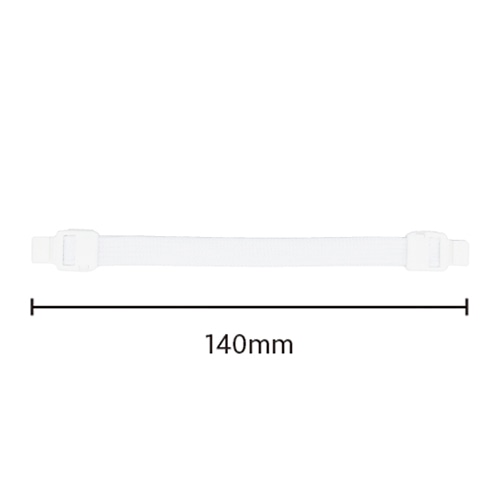 ミツヤ マスクひも用 フック式ベルト 固定ひも 白 MSK-K-WH 1個(ご注文単位5個)【直送品】