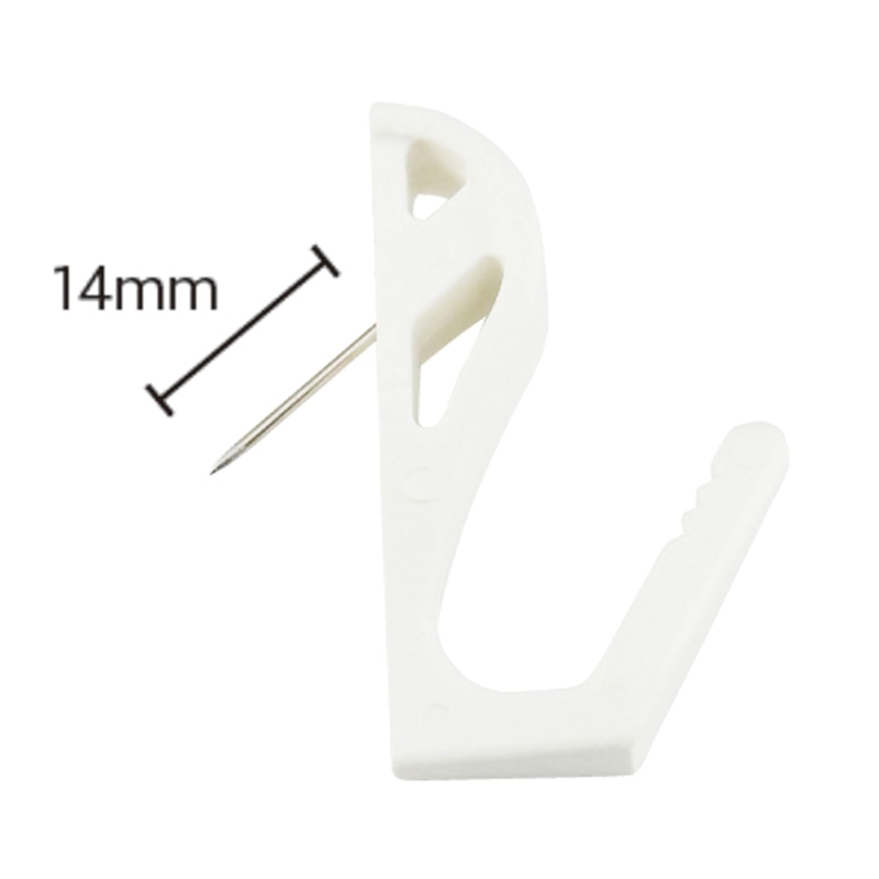 ミツヤ インテリアピン フック 2kg 白 3個入 DMH-2-WH 1個(ご注文単位5個)【直送品】