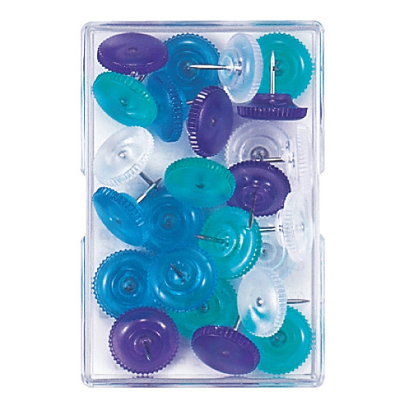 ミツヤ カラーハイタック 画びょう マリンカラー CHT-1500-M 1個（ご注文単位20個）【直送品】