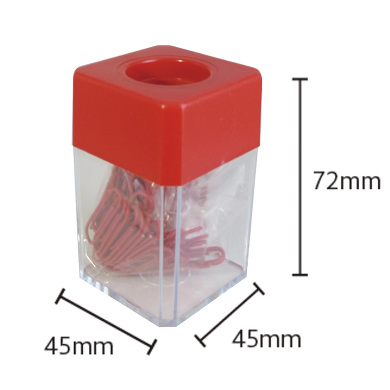 ミツヤ ゼムボックス 赤 MB-250V-RD 1個(ご注文単位10個)【直送品】