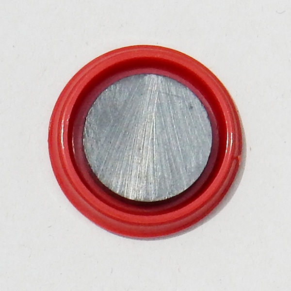 ミツヤ カラーマグネット 丸型 30mm 赤 10個入 MR-30-RD 1個(ご注文単位10個)【直送品】