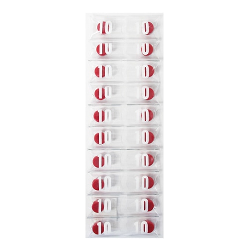 ミツヤ カラーマグネット 丸型 10mm 赤 20個入 MR-10-RD 1個（ご注文単位20個）【直送品】