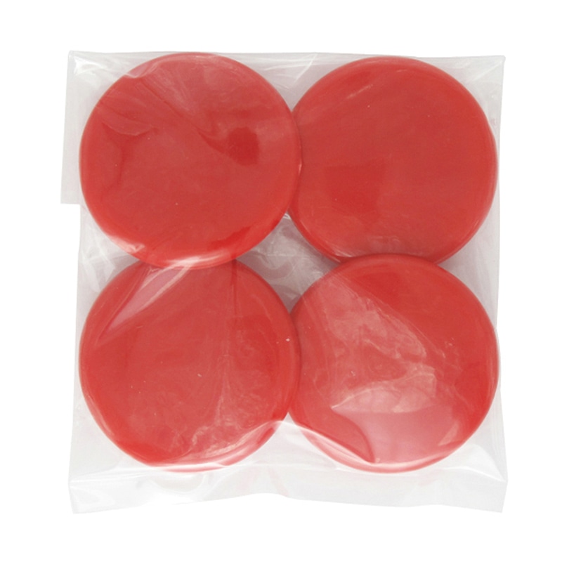 ミツヤ カラーマグネット 40mm 赤 4個PP袋入 CM40-4P-RD 1個（ご注文単位100個）【直送品】