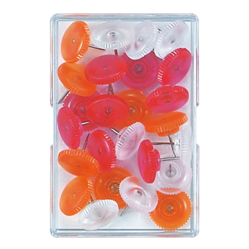 ミツヤ カラーハイタック 画びょう フルーツカラー CHT-1500-F 1個（ご注文単位20個）【直送品】