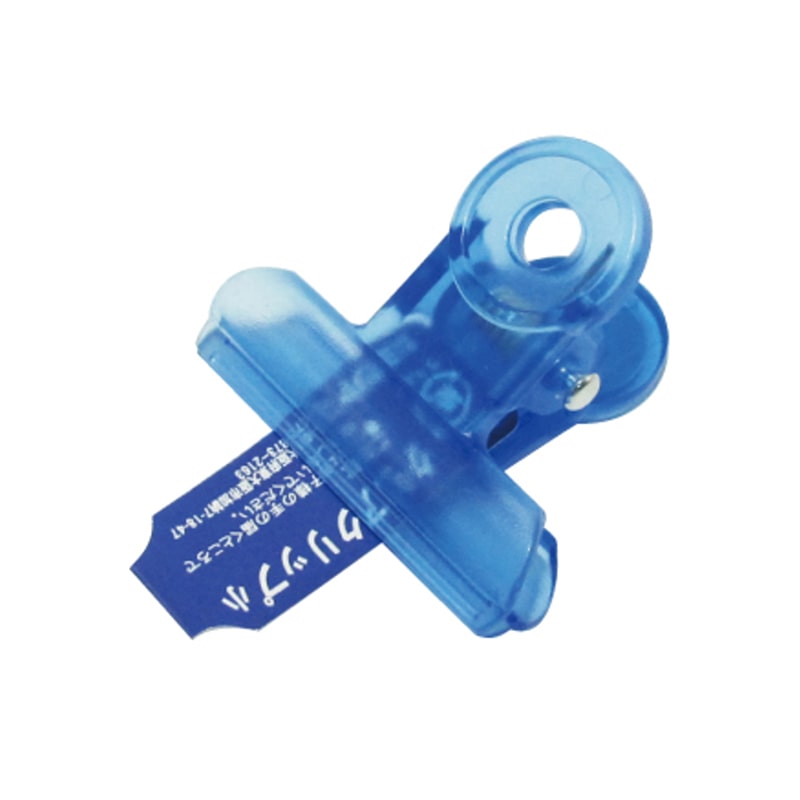 ミツヤ クリアクリップ アクア 小 バラ 青 PCC02-BA-BU 1個（ご注文単位200個）【直送品】