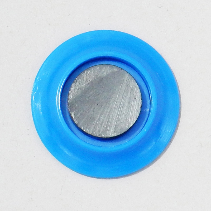 ミツヤ カラーマグネット 丸型 40mm 青 10個入 MR-40-BU 1個(ご注文単位10個)【直送品】