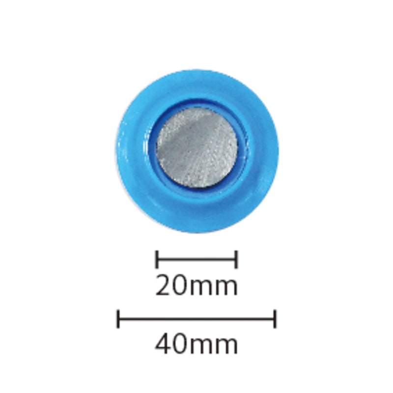 ミツヤ カラーマグネット 丸型 40mm 青 10個入 MR-40-BU 1個(ご注文単位10個)【直送品】