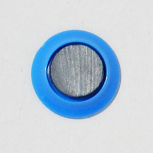 ミツヤ カラーマグネット 丸型 20mm 青 10個入 MR-20-BU 1個（ご注文単位10個）【直送品】