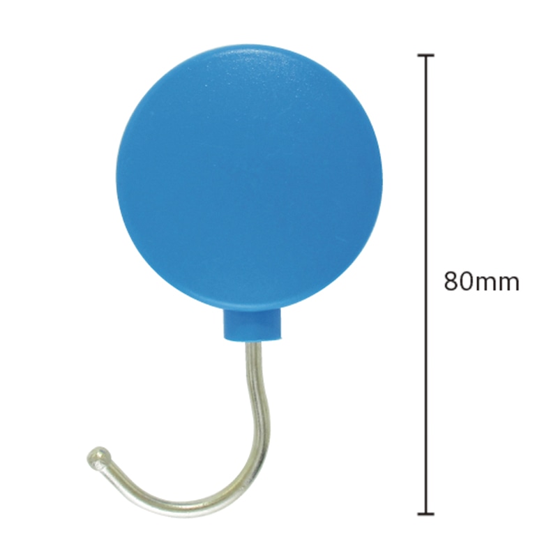 ミツヤ プラマグネットフック 中 青 PMHRM-BU 1個(ご注文単位5個)【直送品】