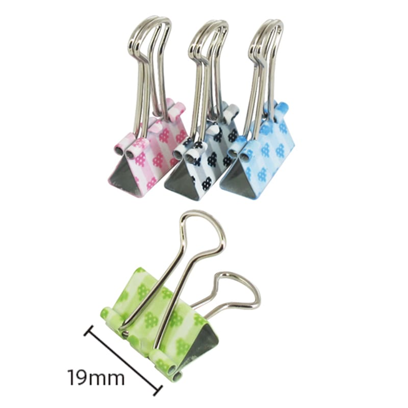 ミツヤ ツレテッテ ダブルクリップ 19mm ハート TM-71-KH 1個（ご注文単位5個）【直送品】