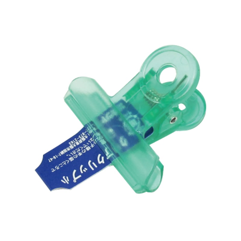 ミツヤ クリアクリップ アクア 小 バラ 緑 PCC02-BA-GR 1個（ご注文単位200個）【直送品】