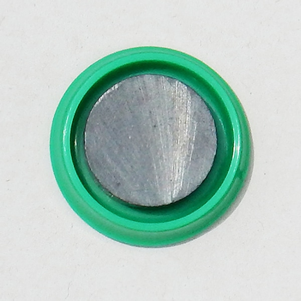 ミツヤ カラーマグネット 丸型 30mm 緑 10個入 MR-30-GR 1個(ご注文単位10個)【直送品】