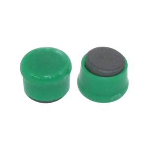 ミツヤ カラーマグネット 丸型 10mm 緑 20個入 MR-10-GR 1個(ご注文単位20個)【直送品】