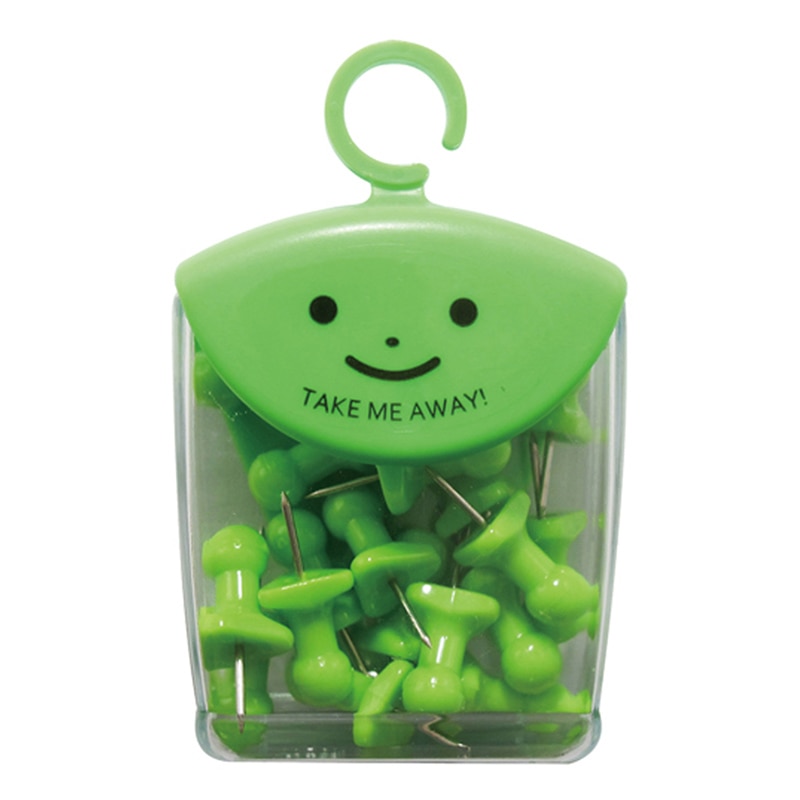 ミツヤ ツレテッテ インテリアピン パステルGR 20本入 TM-5-PG 1個（ご注文単位5個）【直送品】