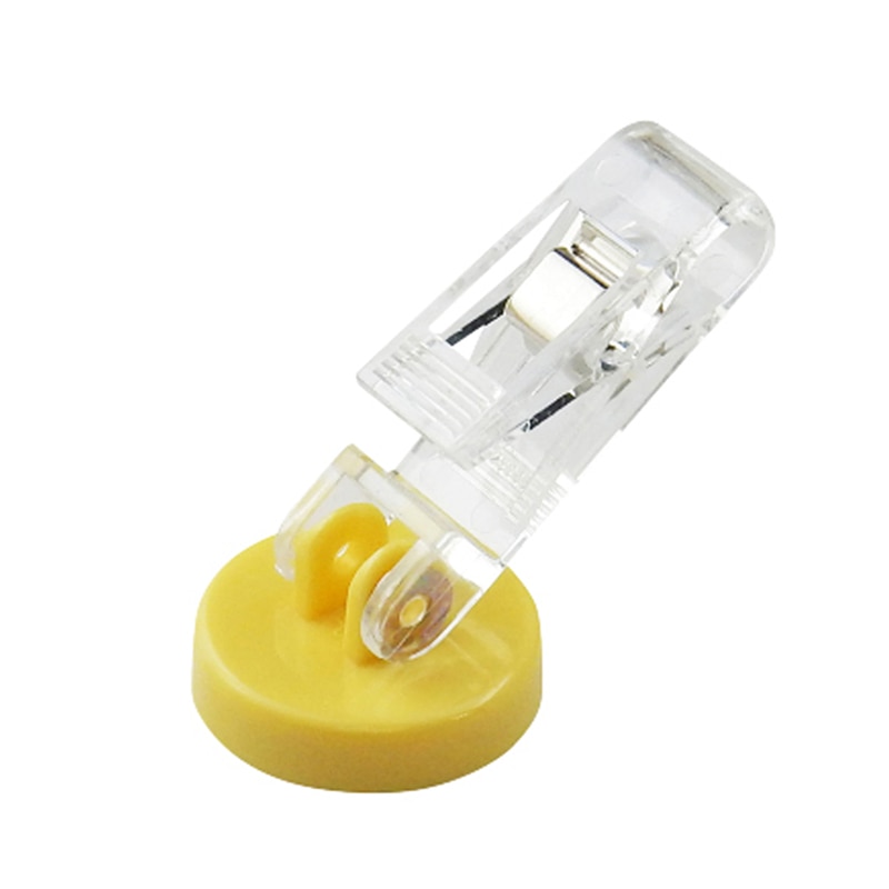 ミツヤ U型カード立て マグネット付 イエロー UC-8-YL 1個（ご注文単位30個）【直送品】