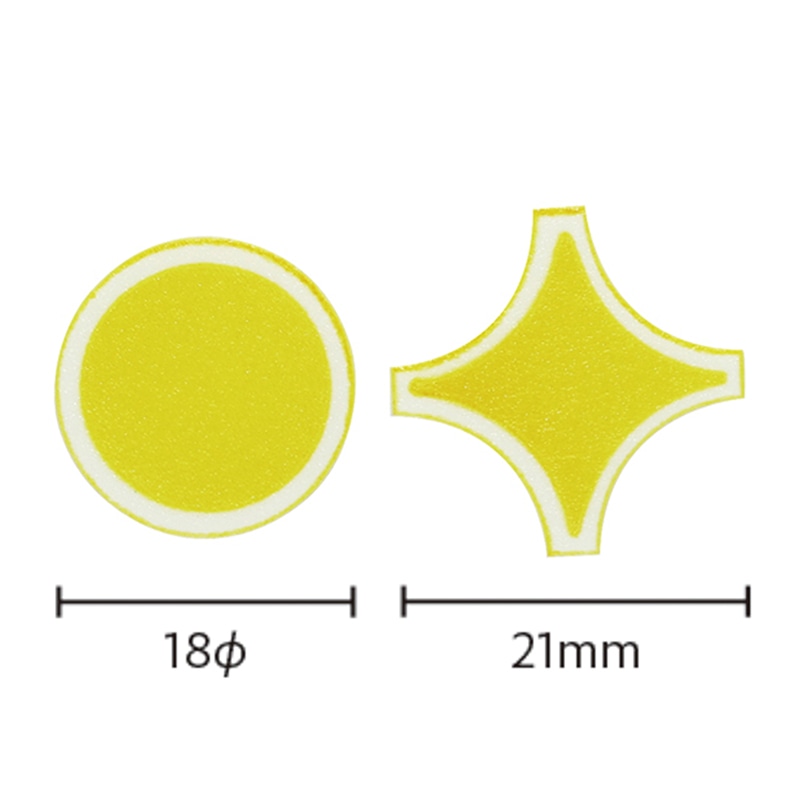 ミツヤ ワッポン オリマル 黄 WAP39-OM-YL 1個（ご注文単位10個）【直送品】