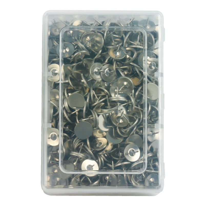 ミツヤ 二重画鋲 ニッケル 500本入 NGN-500 1個（ご注文単位5個）【直送品】