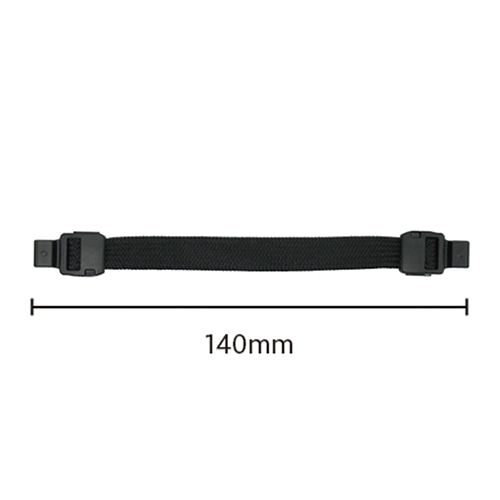 ミツヤ マスクひも用 フック式ベルト 固定ひも 黒 MSK-K-BK 1個(ご注文単位5個)【直送品】