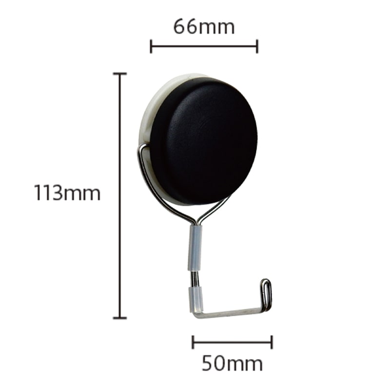 ミツヤ 強力マグネットフック モンキー 5kg 黒 MKY-5-BK 1個(ご注文単位5個)【直送品】