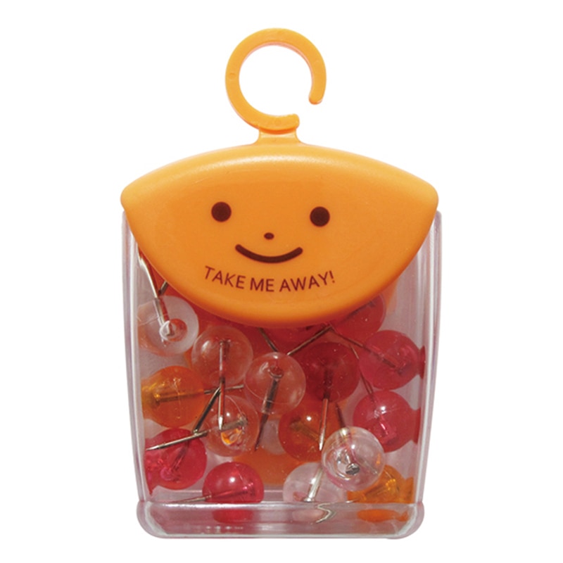 ミツヤ ツレテッテ マップピン 10mm フルーツカラー 20本入 TM-7-F 1個（ご注文単位5個）【直送品】