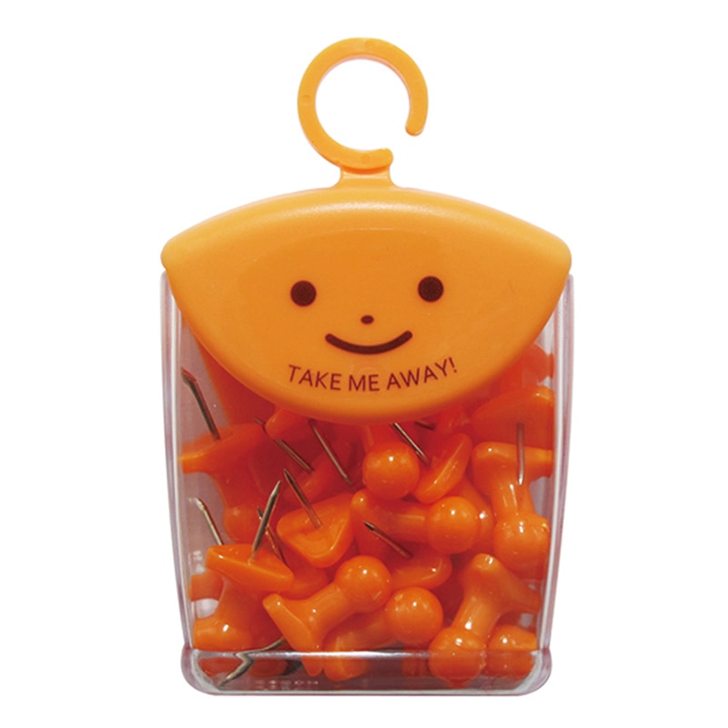 ミツヤ ツレテッテ インテリアピン パステルOR 20本入 TM-5-PO 1個（ご注文単位5個）【直送品】