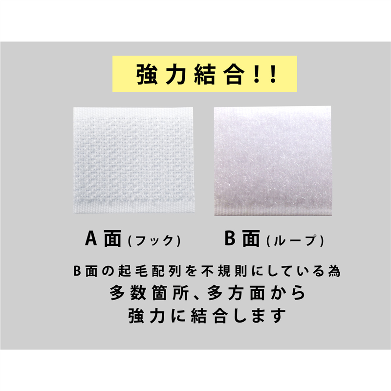 ミササ 面ファスナーテープ ベルクロ ロールタイプ 16mm 25m巻 黒 オス MIS6952 1巻(ご注文単位1巻)【直送品】