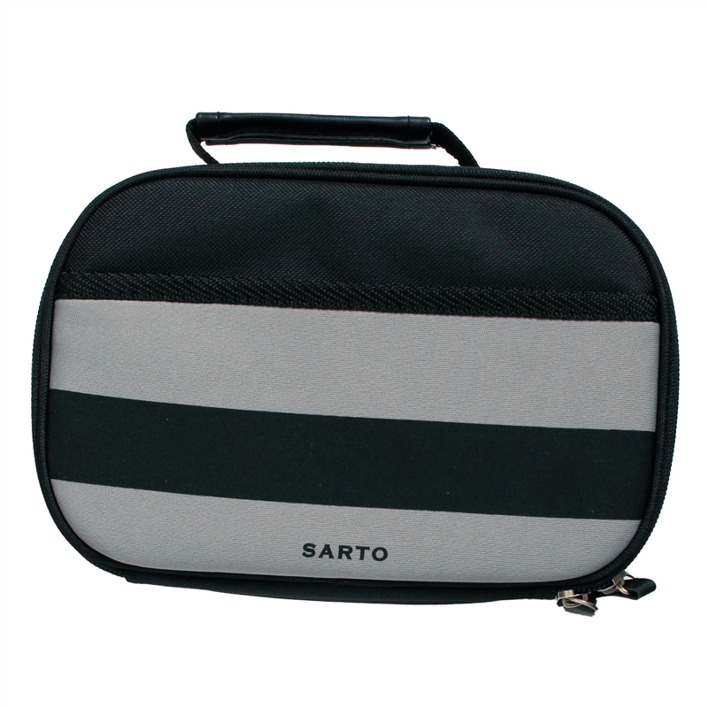 ミササ クラフトバッグ ソーイングセット ブラック/グレー 12点入り No.7887 1個(ご注文単位1個)【直送品】