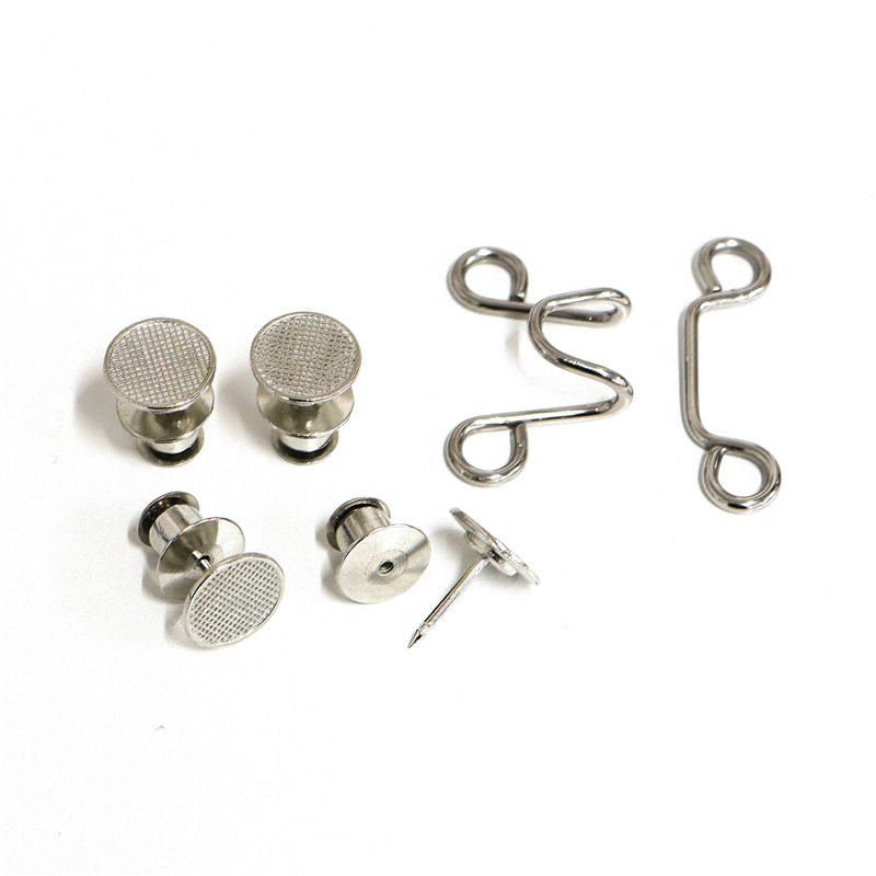 ミササ(Misasa) ウエスト調整フック 2セット入り シルバー MIS8021 1袋（ご注文単位1袋）【直送品】