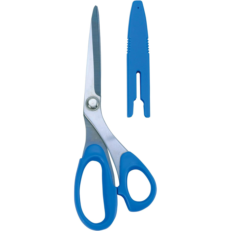 ミササ ステンレス裁ちはさみ 20cm ブルー No.8167 1個(ご注文単位1個)【直送品】