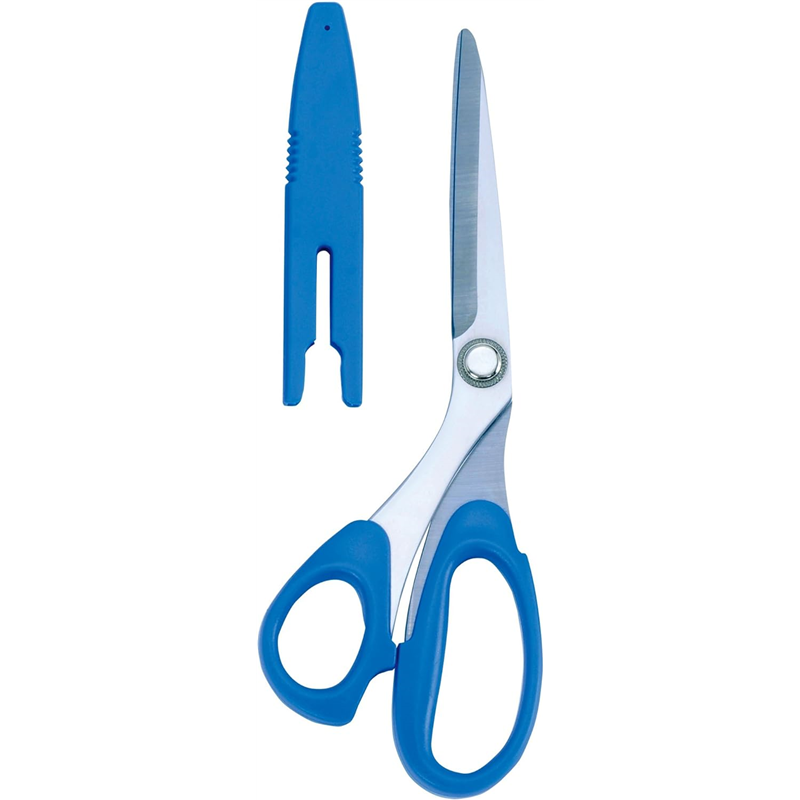 ミササ(Misasa) ステンレス裁ちはさみ 左利き 20cm ブルー No.8169 1個(ご注文単位1個)【直送品】