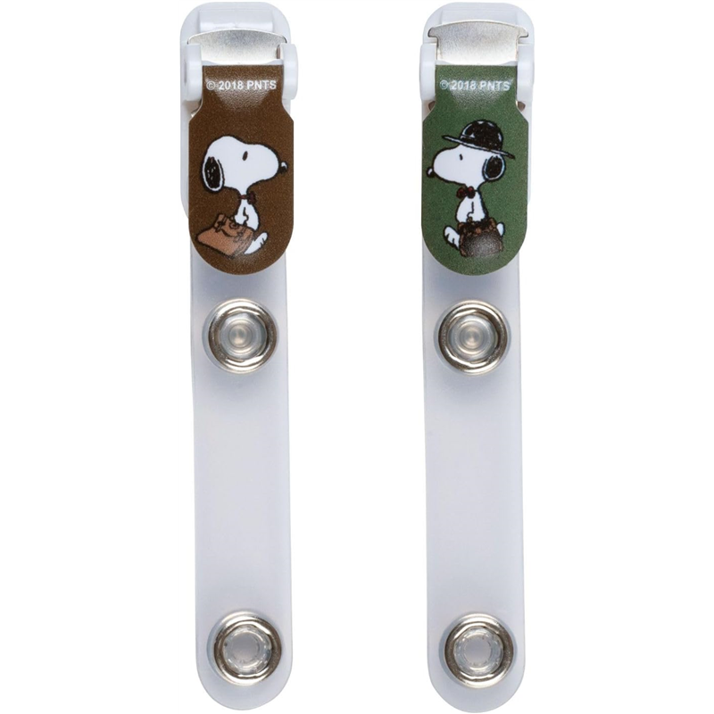 ミササ PEANUTS スヌーピー バンドグリップボタン ブラウンとグリーン 8549 1個（ご注文単位1個）【直送品】