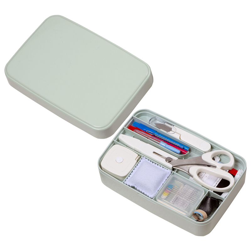 ミササ ソーイングセット 12点セット くすみグリーン MIS1434 1個（ご注文単位1個）【直送品】