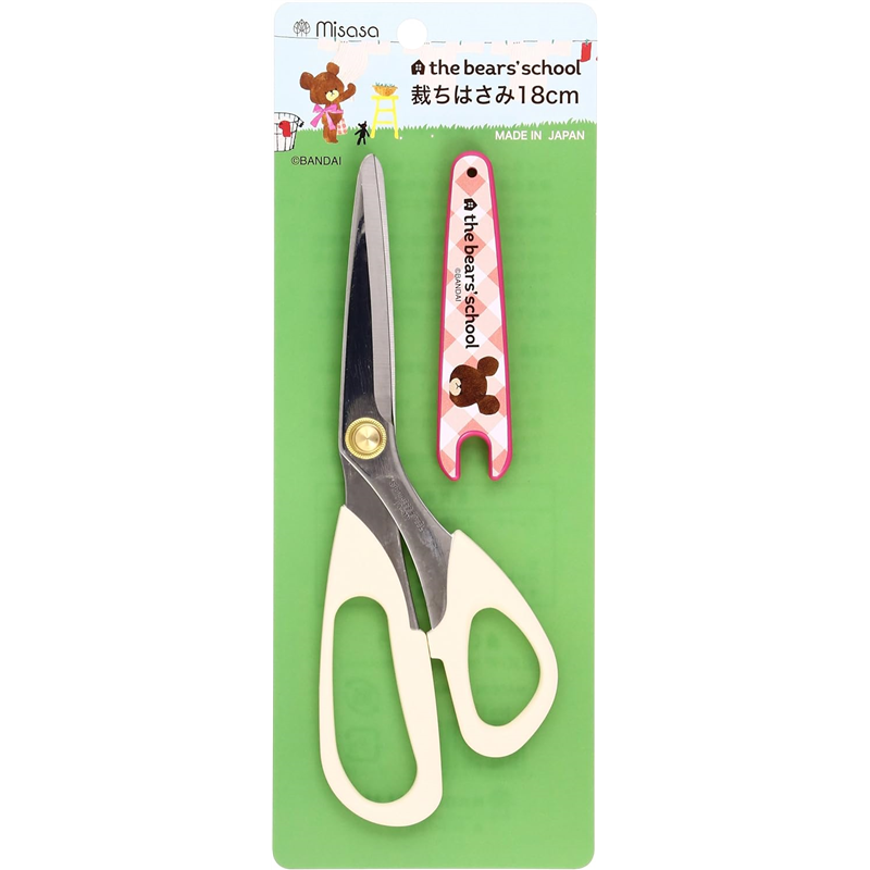 ミササ くまのがっこう 裁ちはさみ 18cm No.1709 1個（ご注文単位1個）【直送品】
