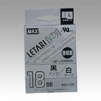 LM-L518BWK ビーポップミニ 強粘着 白ラベル 黒文字 1個 (ご注文単位1個)【直送品】