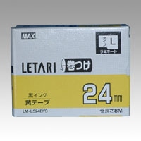 LM-L524BYS ビーポップミニ マーキング用巻つけテープ 1個 (ご注文単位1個)【直送品】