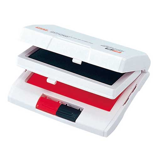 SA-212NWカミバコ 瞬乾2段式ワンタッチスタンプ台 1個 (ご注文単位1個)【直送品】