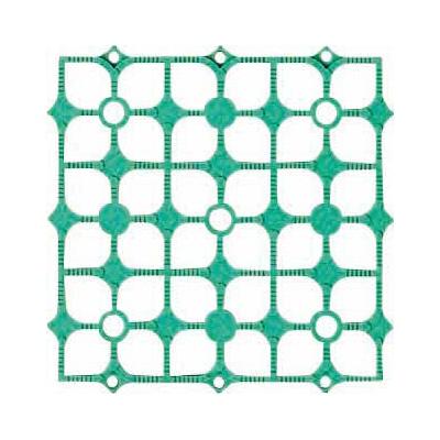 山崎産業 ハイテックマット グリーン F-34-HK-G 1枚（ご注文単位240枚）【直送品】